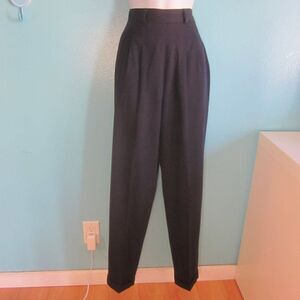 Georges Marciano Vintage Size 8 High Waist Pleated Wool Womens Pants FLAWS